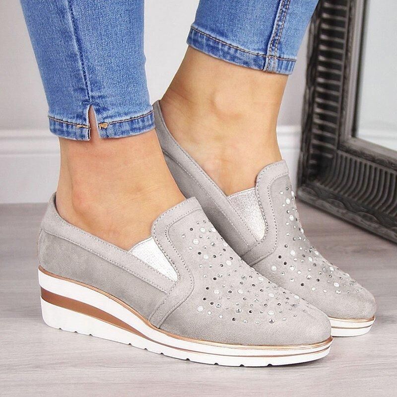 Women's Shining Casual Slip-on Shoes