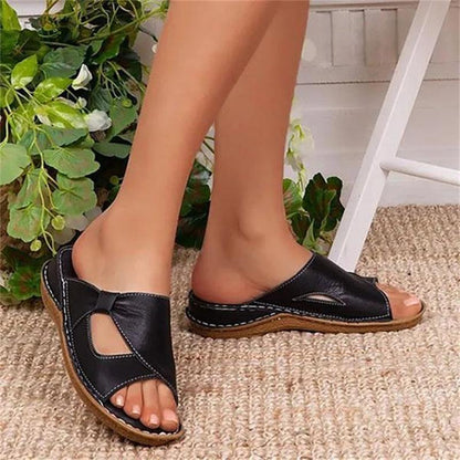 Women Casual Summer Daily Comfy Slip On Sandals