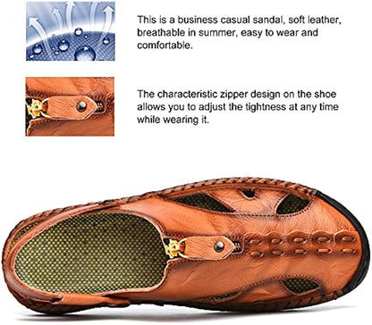 Brave Shoes™  Men'S Sandals Outdoor Leather Closed Toe Beach Shoes