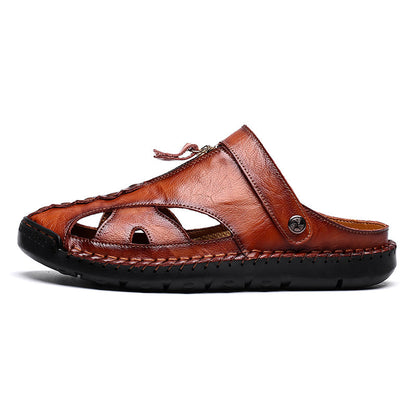 Brave Shoes™  Men'S Sandals Outdoor Leather Closed Toe Beach Shoes