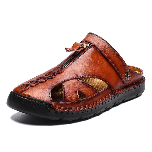 Brave Shoes™  Men'S Sandals Outdoor Leather Closed Toe Beach Shoes