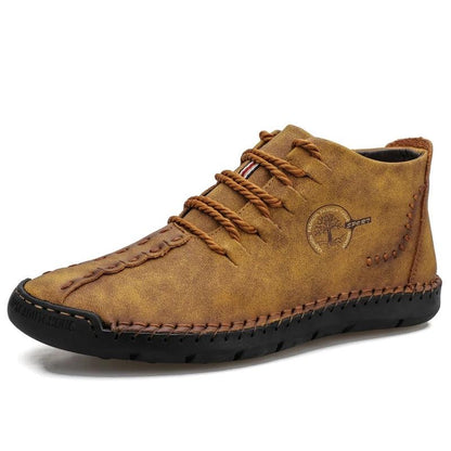 Men Trend Wear-resistant Leather Shoes