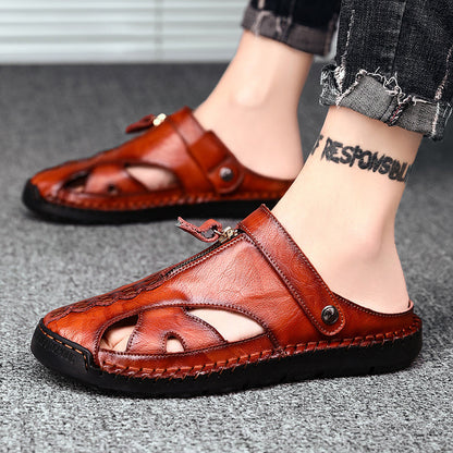 Brave Shoes™  Men'S Sandals Outdoor Leather Closed Toe Beach Shoes