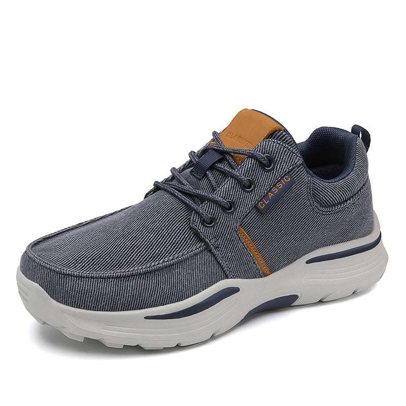 Men's Canvas Lightweight Comfortable Walking Shoes