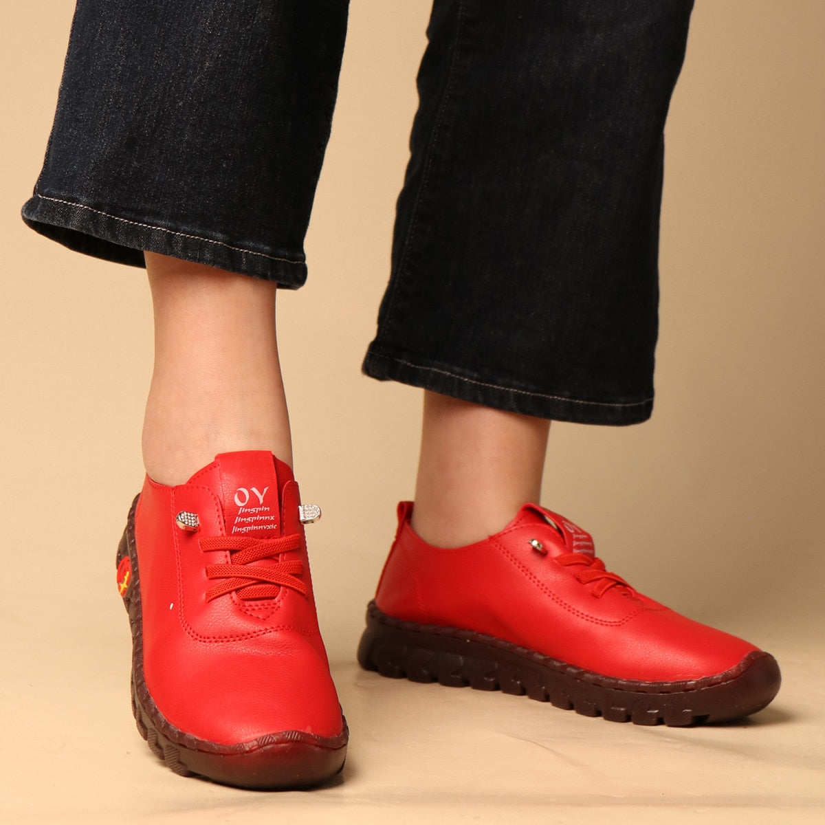 Loafers Lace Up Casual Vulcanized Shoes