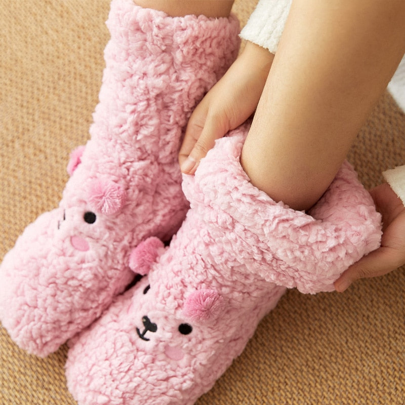 Kawaii Bear Home Floor Room Socks