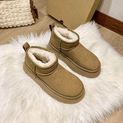 Winter Fur Warm Ankle Snow Boots