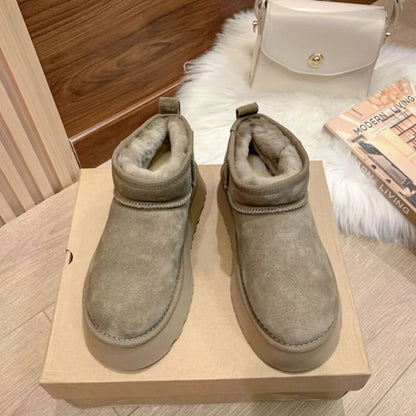 Winter Fur Warm Ankle Snow Boots