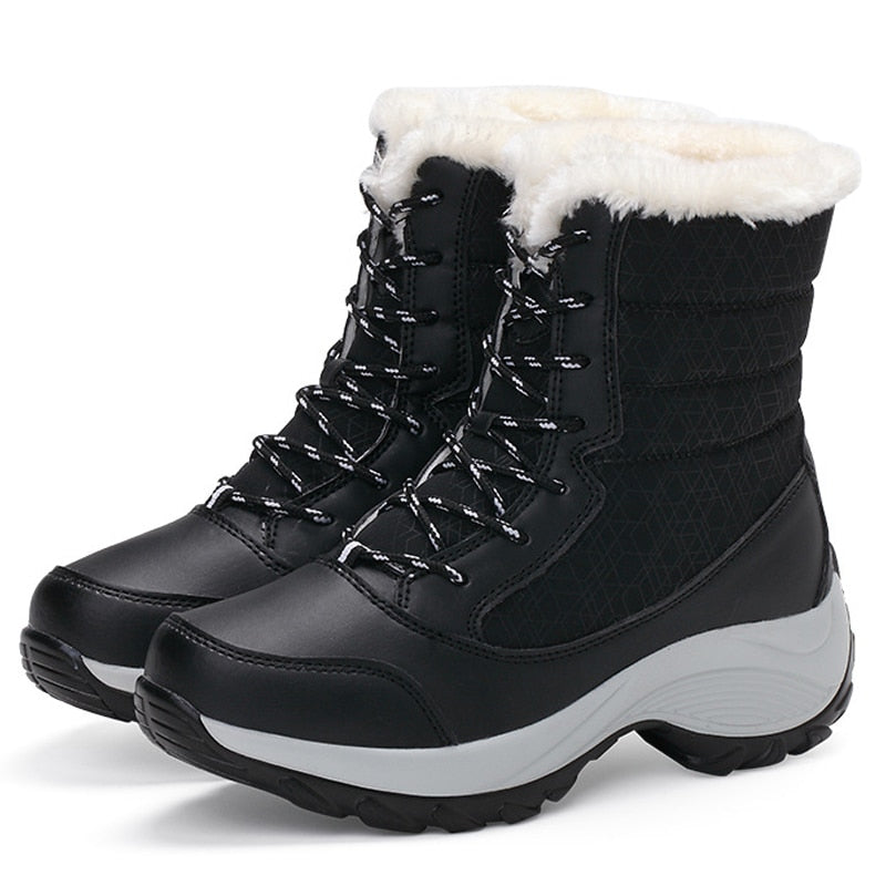 Snow Boots Plush Warm Ankle Boots