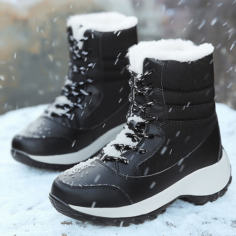 Snow Boots Plush Warm Ankle Boots