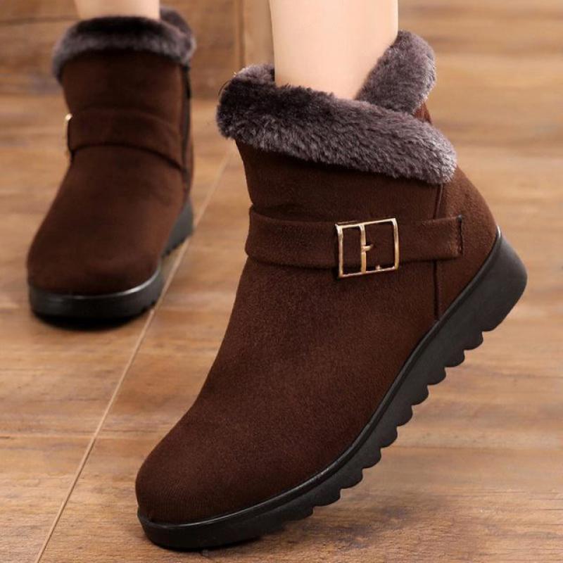 Winter Warm Women Boots Thick Plush Snow Boots