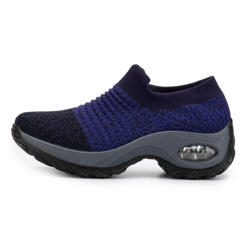 Breathable No-Tie Stretch Shoes - Blue