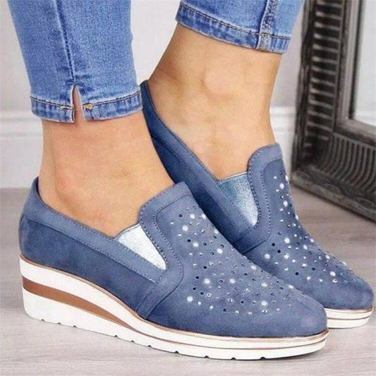 Women's Shining Casual Slip-on Shoes