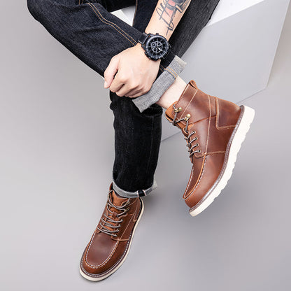 Brave Shoes™ Mens Boots  Casual Boots For Men Waterproof Chukka Boots Mens