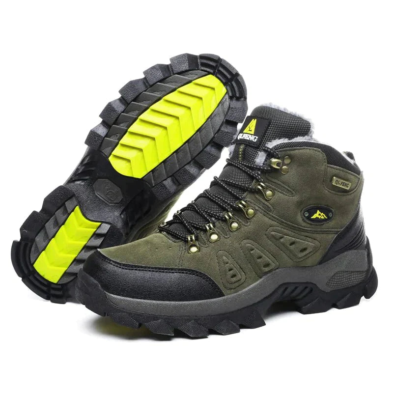 Montana Mountains Men's Hiking Boots - Green