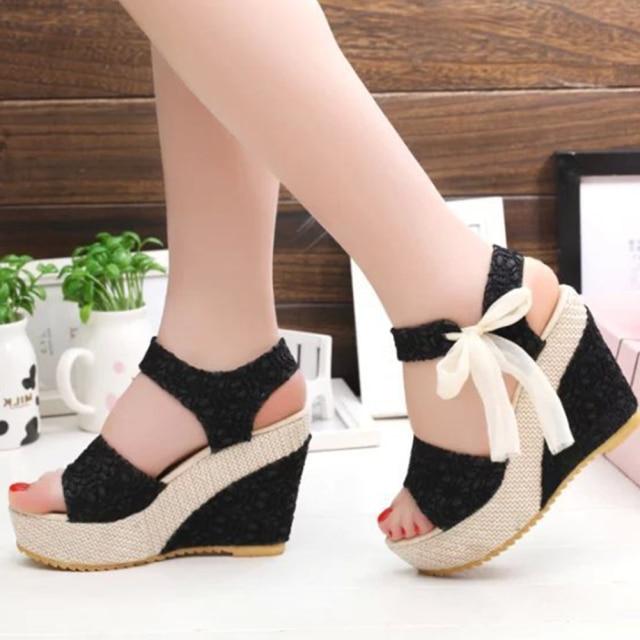 Women Wedges Heeled Shoes