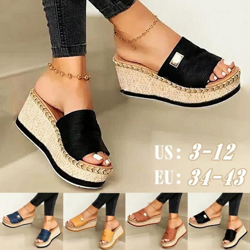 High Heels Sandal Thick Bottom Casual Shoes